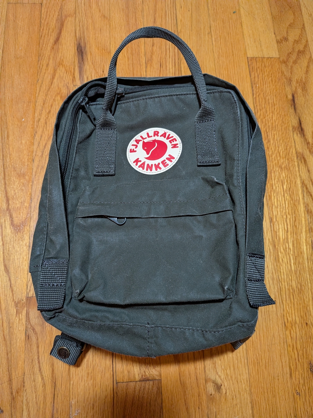 Fjällräven Kånken Mini Backpack - Black green
